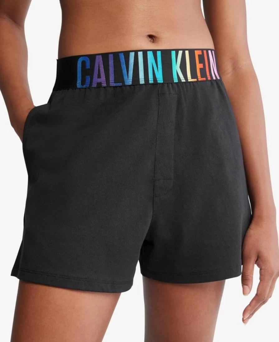 Calvin Klein Women's Intense Power Pride Lounge & Sleep Shorts - Comfortable Casual Shorts for Women