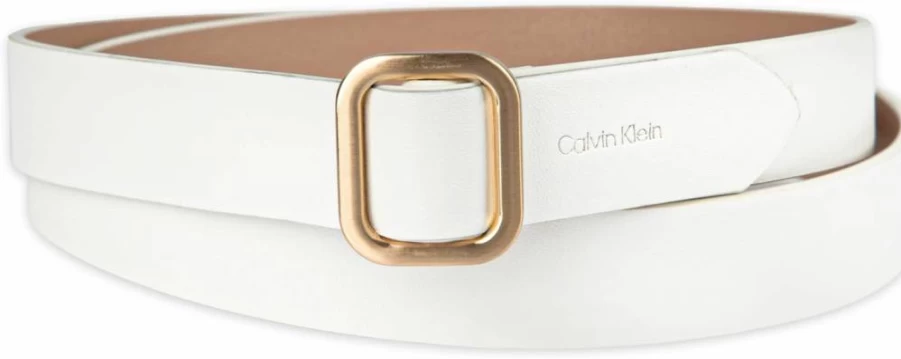 Calvin Klein Women's Slim Fashion Belt for Jeans, Trousers & Dresses | Stylish Casual Accessory