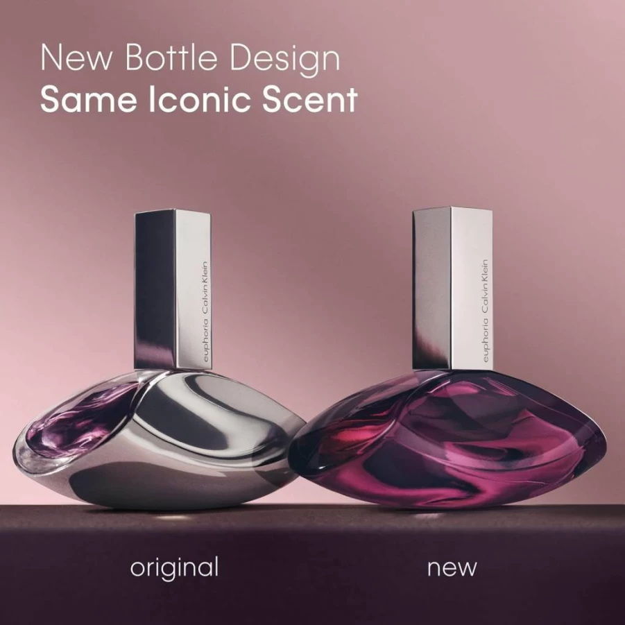 Calvin Klein Euphoria Women's Perfume - Pomegranate, Black Orchid & Mahogany Wood Long-Lasting Fragrance Eau De Parfum
