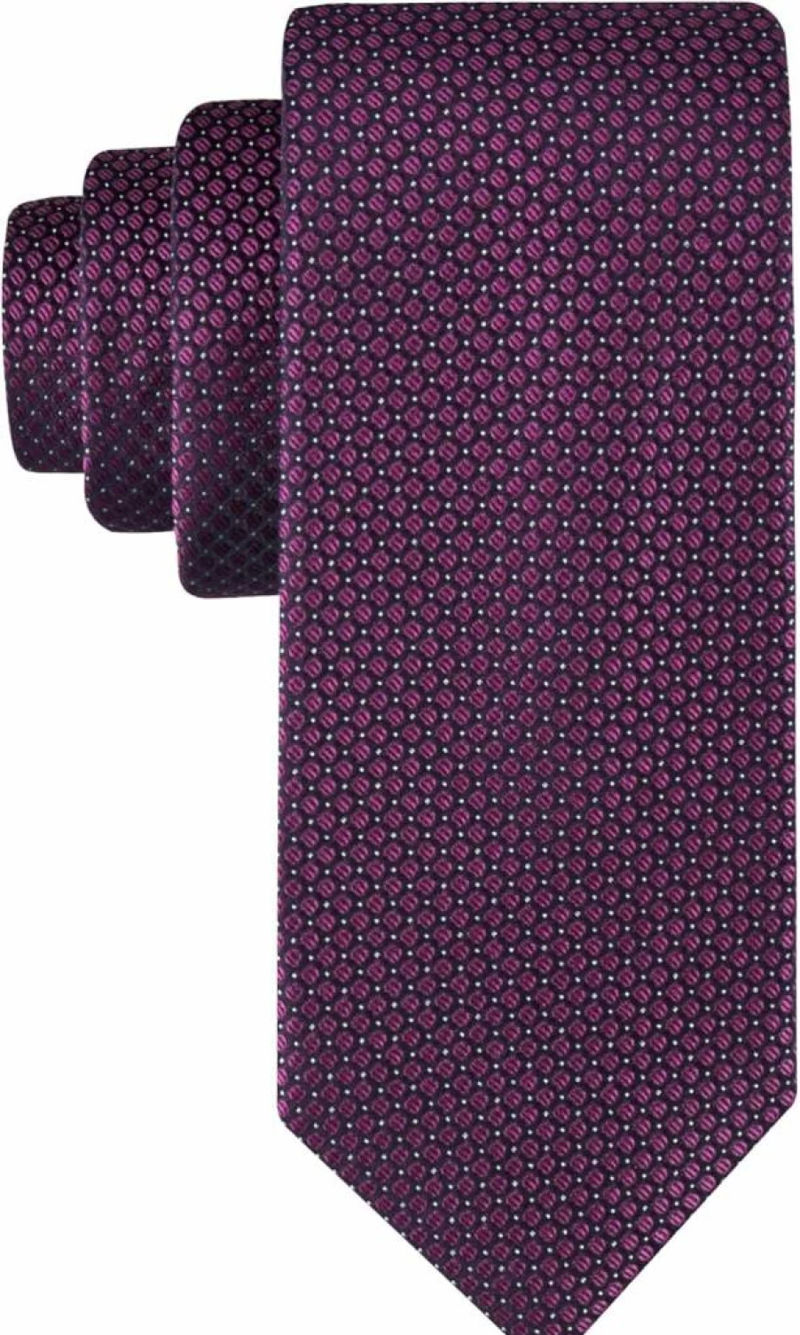 Calvin Klein Men's Stylish Micro Dot Pattern Necktie for Standard & Extra Long Sizes