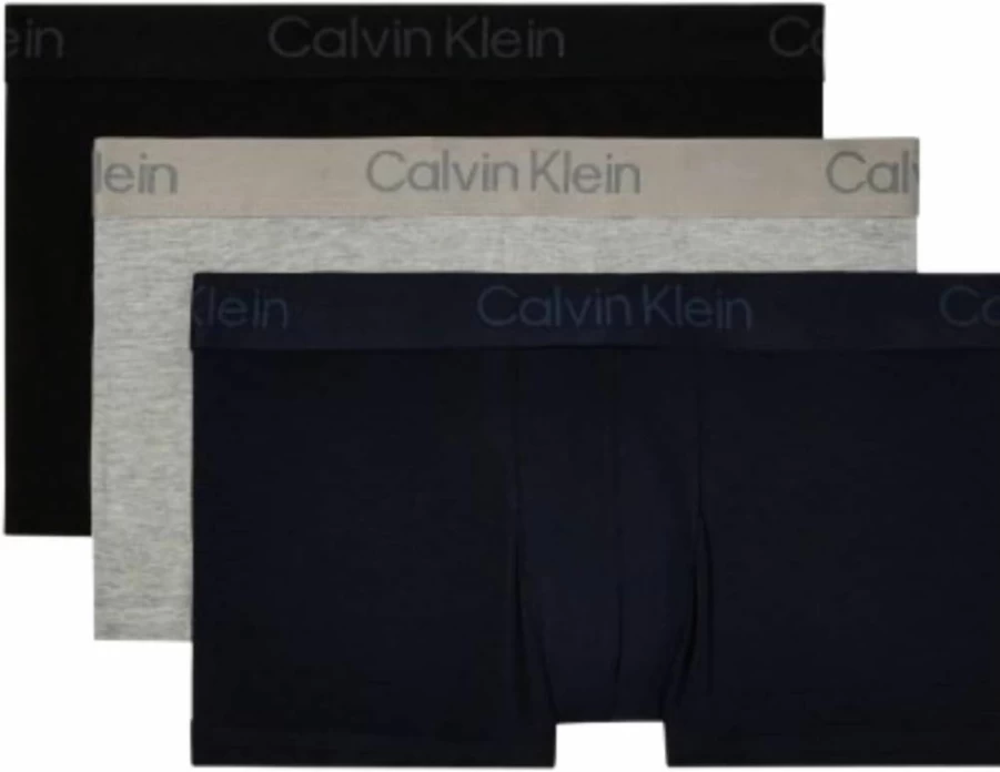 Calvin Klein Men's 3-Pack Ultra Soft Cotton Trunk Underwear - Modern Fit Boxer Briefs