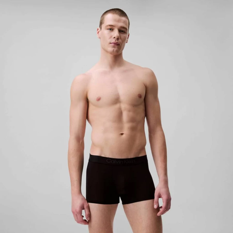Calvin Klein Men's 3-Pack Ultra Soft Cotton Trunk Underwear - Modern Fit Boxer Briefs