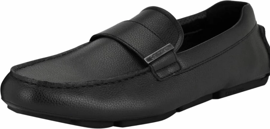 Calvin Klein Men's Moscow Classic Leather Loafers for Driving Comfort