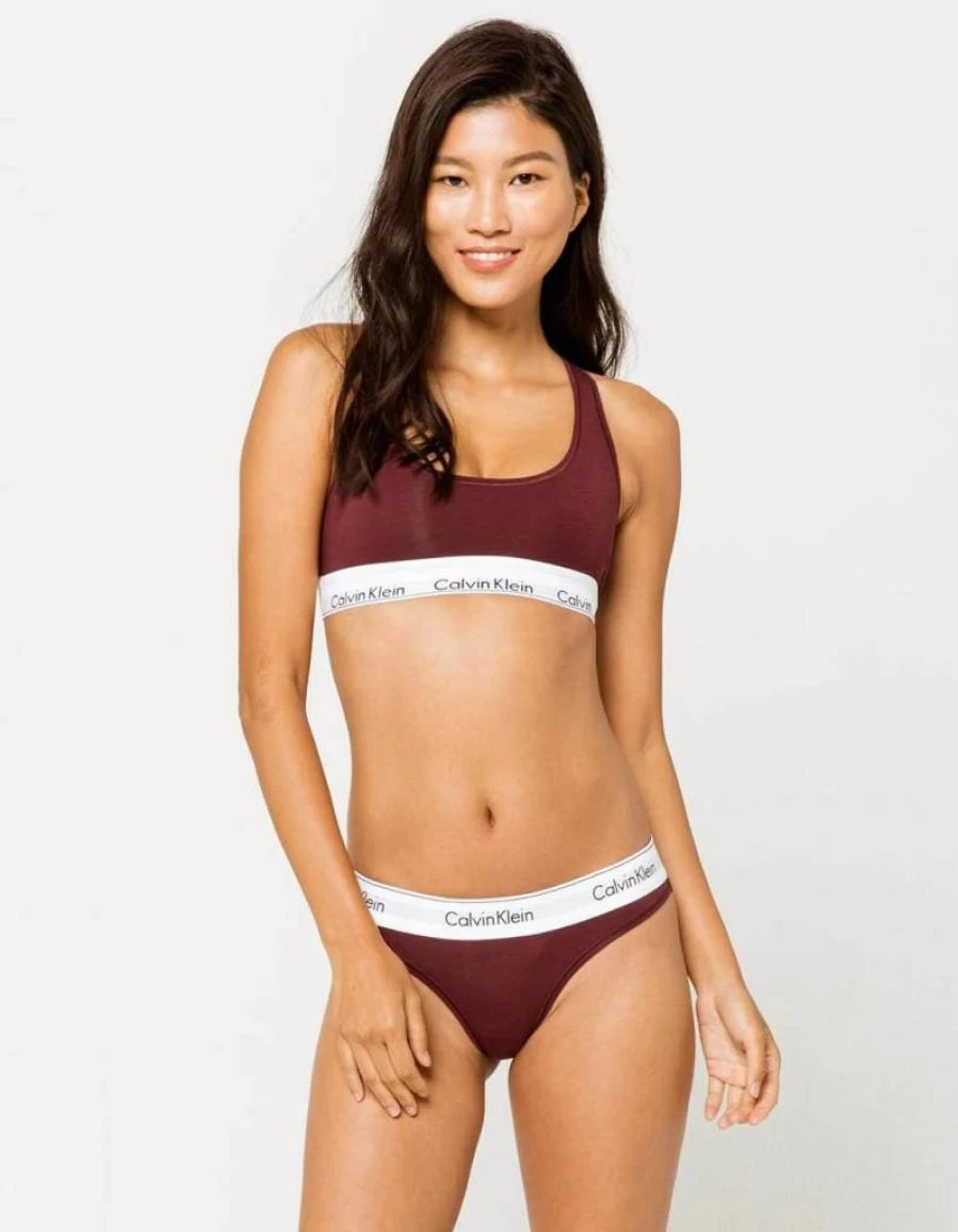 Calvin Klein Women's Modern Cotton Thong Underwear | Comfortable & Stylish Panty