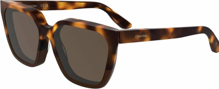 Calvin Klein Women's CK25500S Square Frame UV Protection Sunglasses for Women