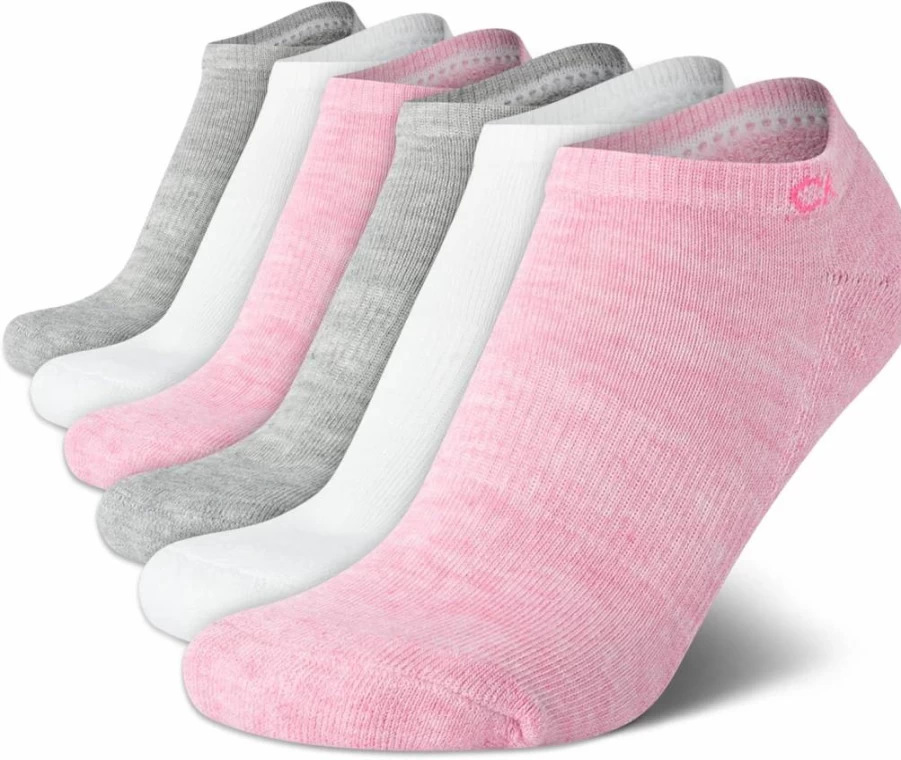 Calvin Klein Women's Ankle Socks 6-Pack - Low Cut Breathable Casual Socks for Women