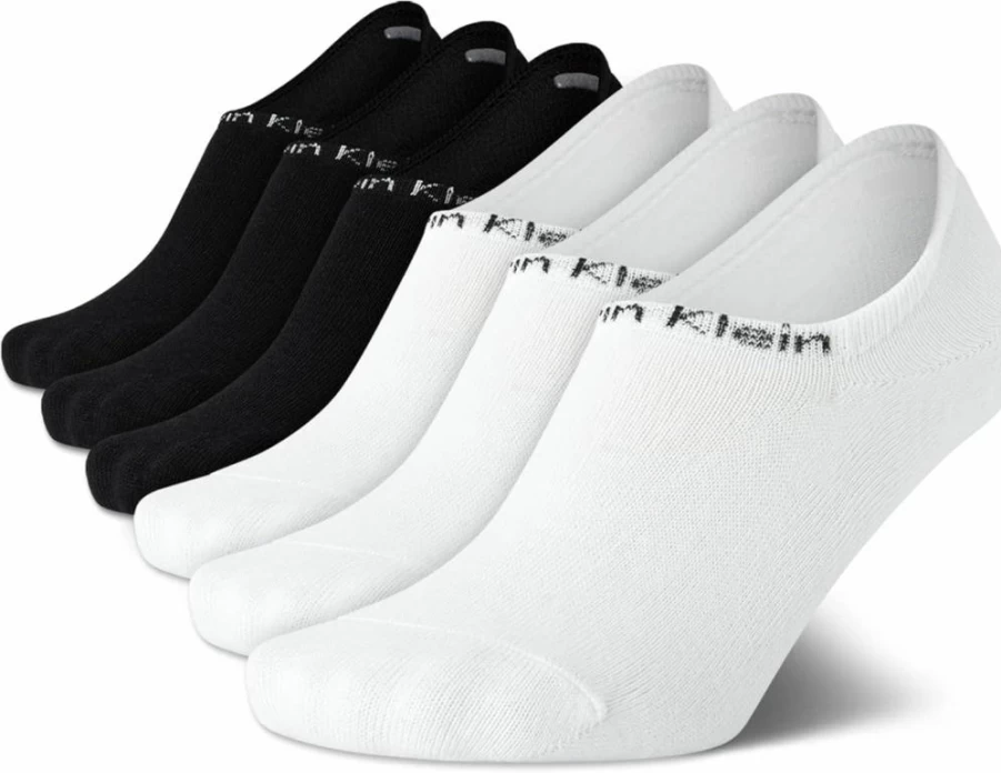 Calvin Klein Women's No Show Socks 6-Pack - Lightweight Low Cut Invisible Socks for Women