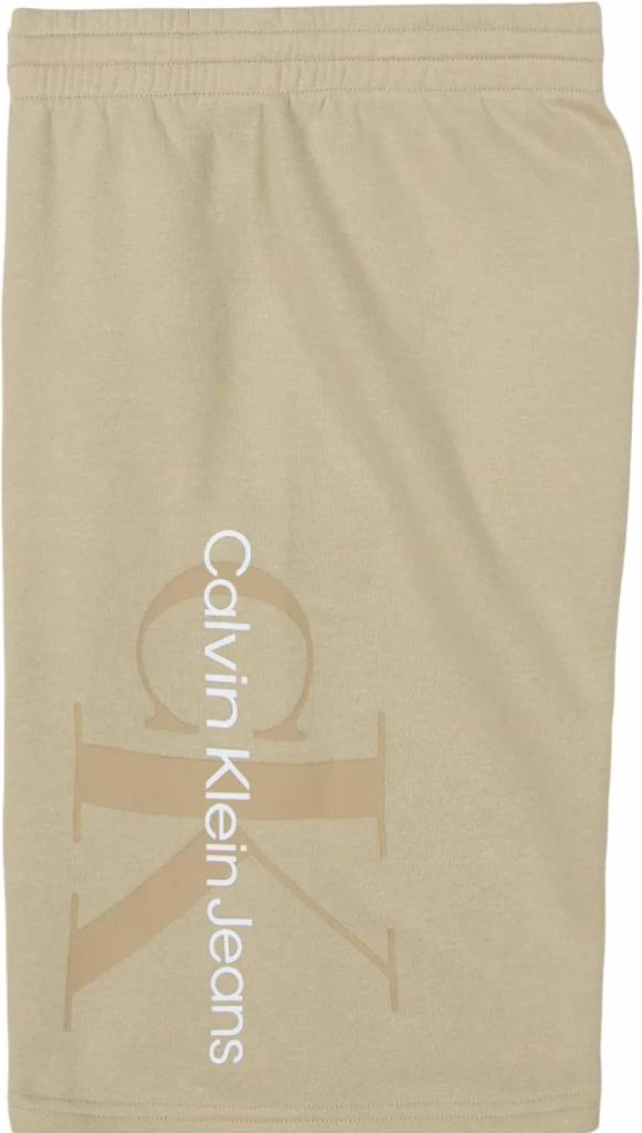 Calvin Klein Boys' Fleece Jogger Shorts with Drawstring and Pull-On Design for Comfort