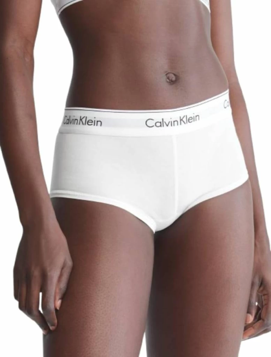 Calvin Klein Women's Boyshort Cotton Underwear - Modern Comfort Panties