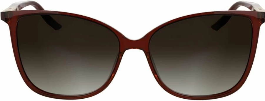 Calvin Klein Women's CK25504S Square Frame Sunglasses Classic UV Protection Stylish Designer Eyewear