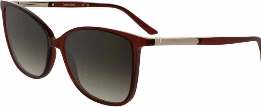 Calvin Klein Women's CK25504S Square Frame Sunglasses Classic UV Protection Stylish Designer Eyewear