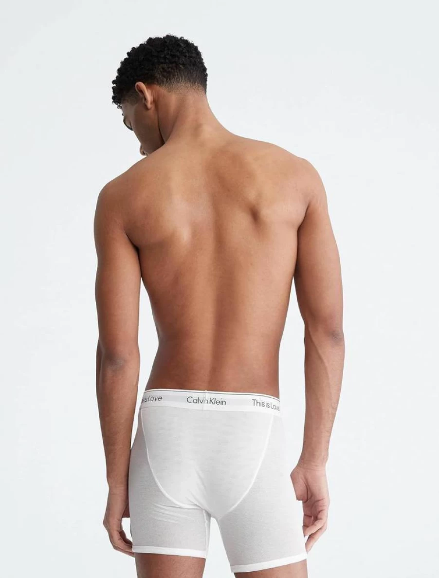 Calvin Klein Men's Pride This Is Love Mesh Underwear - LGBTQ+ Comfort Briefs