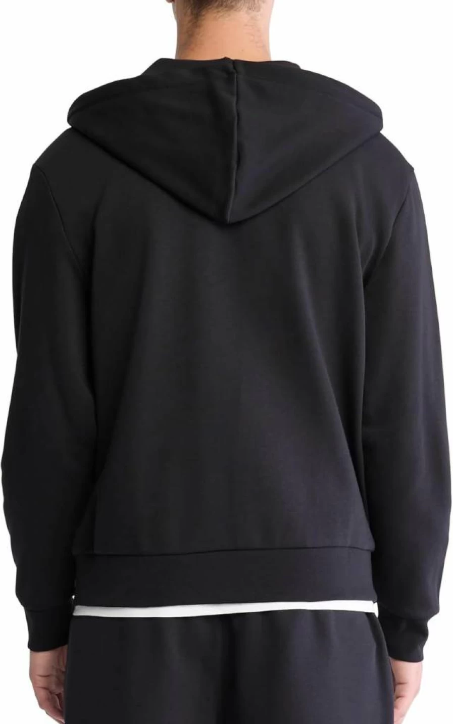 Calvin Klein Men's Relaxed Fit Fleece Hoodie with Archive Logo - Full Zip Comfortable Sweatshirt