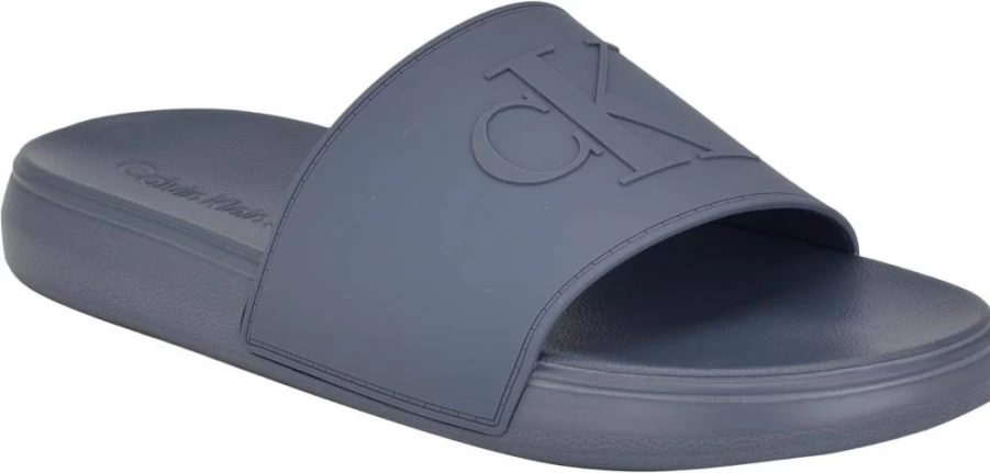 Calvin Klein Men's Wiston Slide Sandal | Comfortable Casual Slides for Men | Summer Outdoor Footwear
