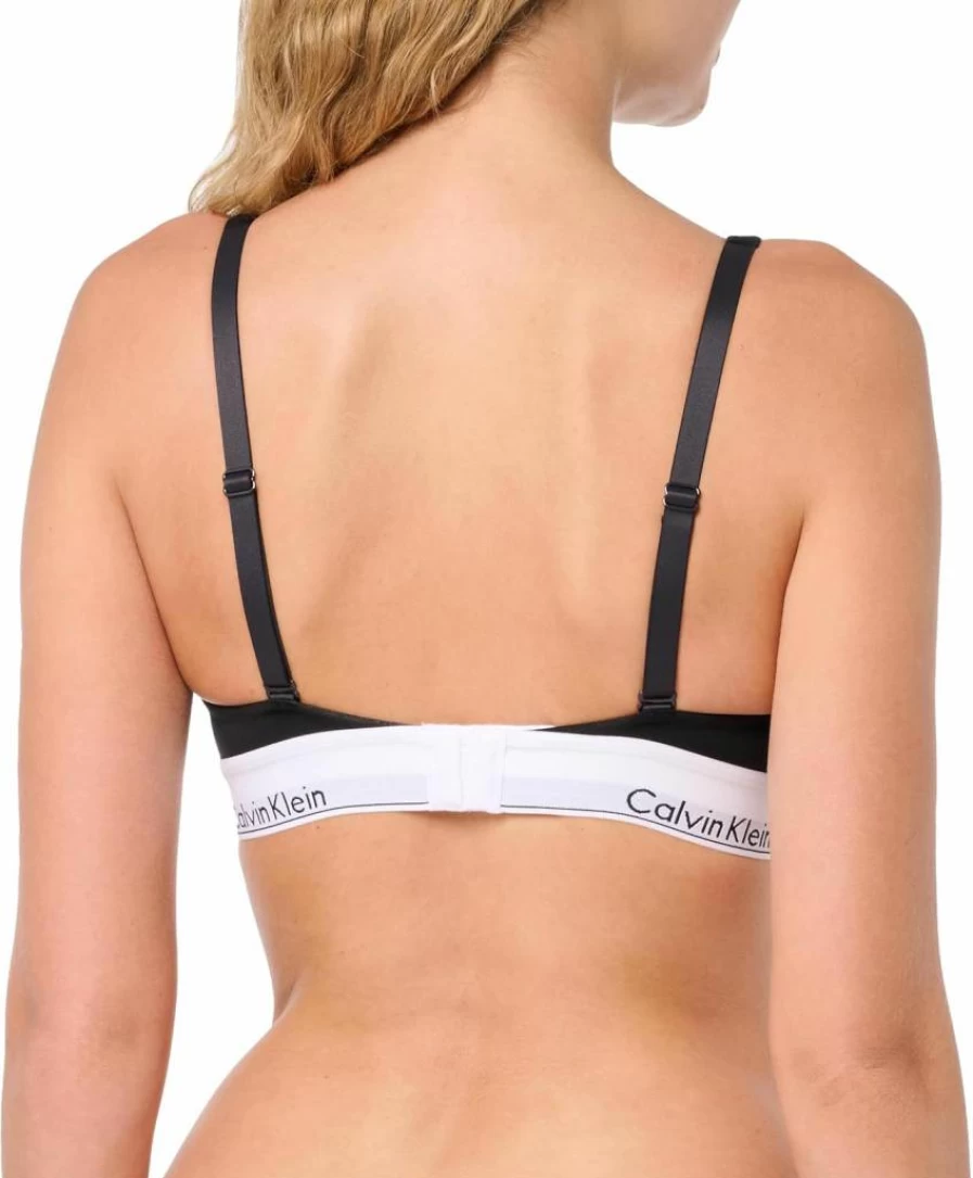 Calvin Klein Women's Lightly Lined Scoop Neck Bralette - Modern Cotton Comfort Underwear