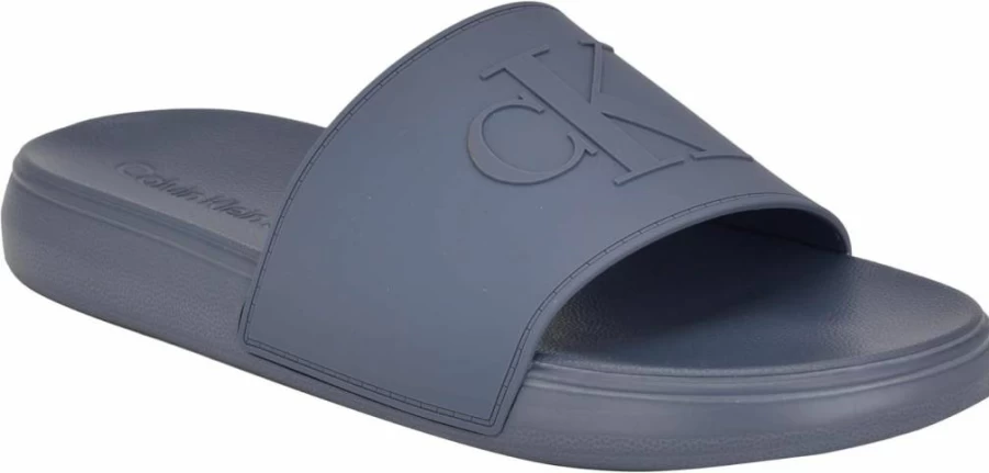Calvin Klein Men's Wiston Slide Sandals | Comfortable Casual Summer Footwear for Men