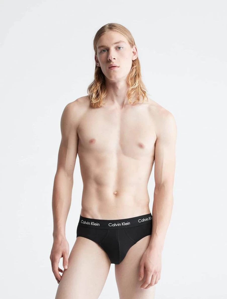 Calvin Klein Men's Cotton Stretch Underwear 7-Pack Comfort Hip Briefs