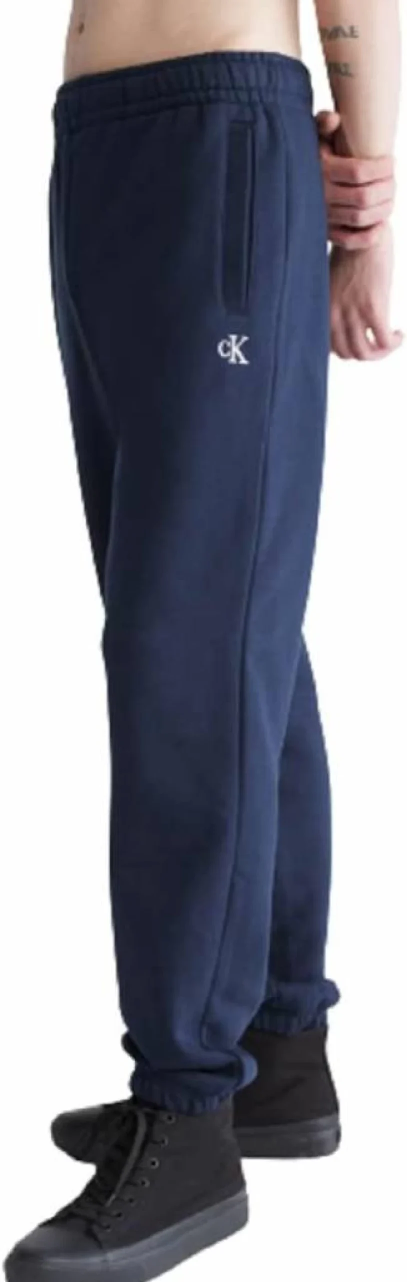 Calvin Klein Men's Monogram Logo Fleece Joggers - Comfortable Casual Pants for Men