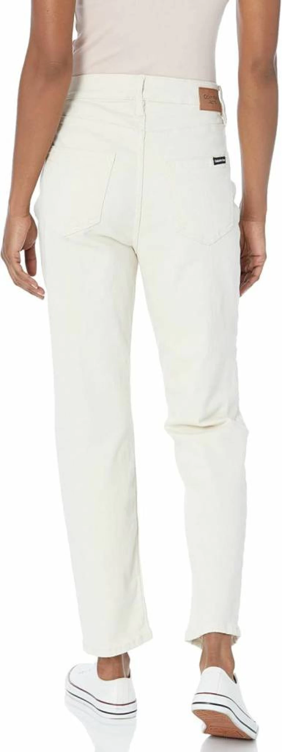 Calvin Klein Women's High Rise Slim Fit Cropped Jeans - Stretch Denim Skinny Ankle Jeans for Women