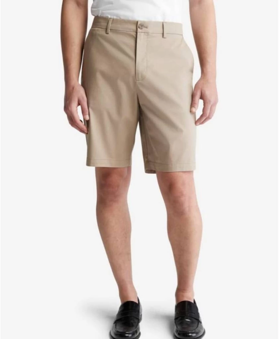 Calvin Klein Men's Premium Cotton Shorts - Comfortable & Stylish Casual Summer Shorts for Men