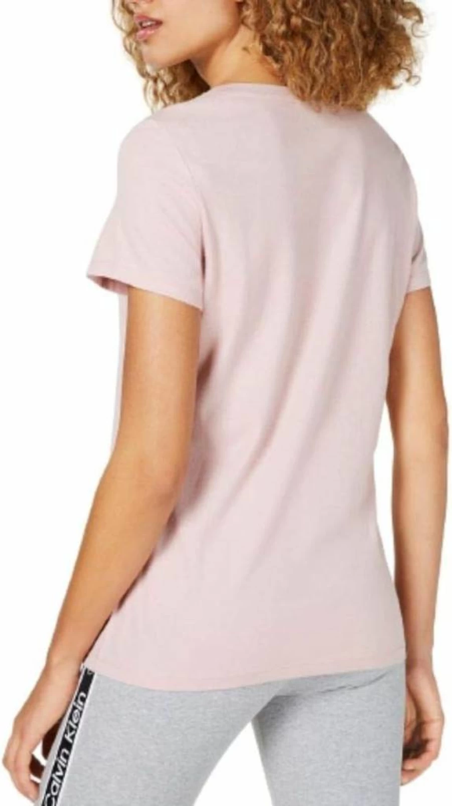 Calvin Klein Women's Classic V-Neck Cotton T-Shirt | Slim Fit Casual Top