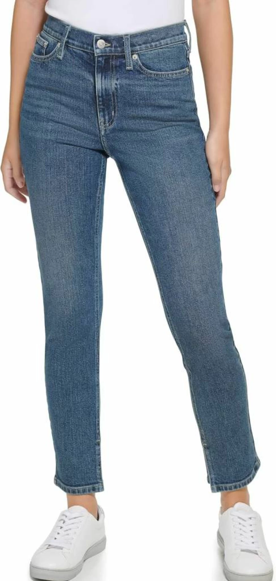 Calvin Klein Women's Boyfriend Jeans Mid Rise Denim for Comfort and Style