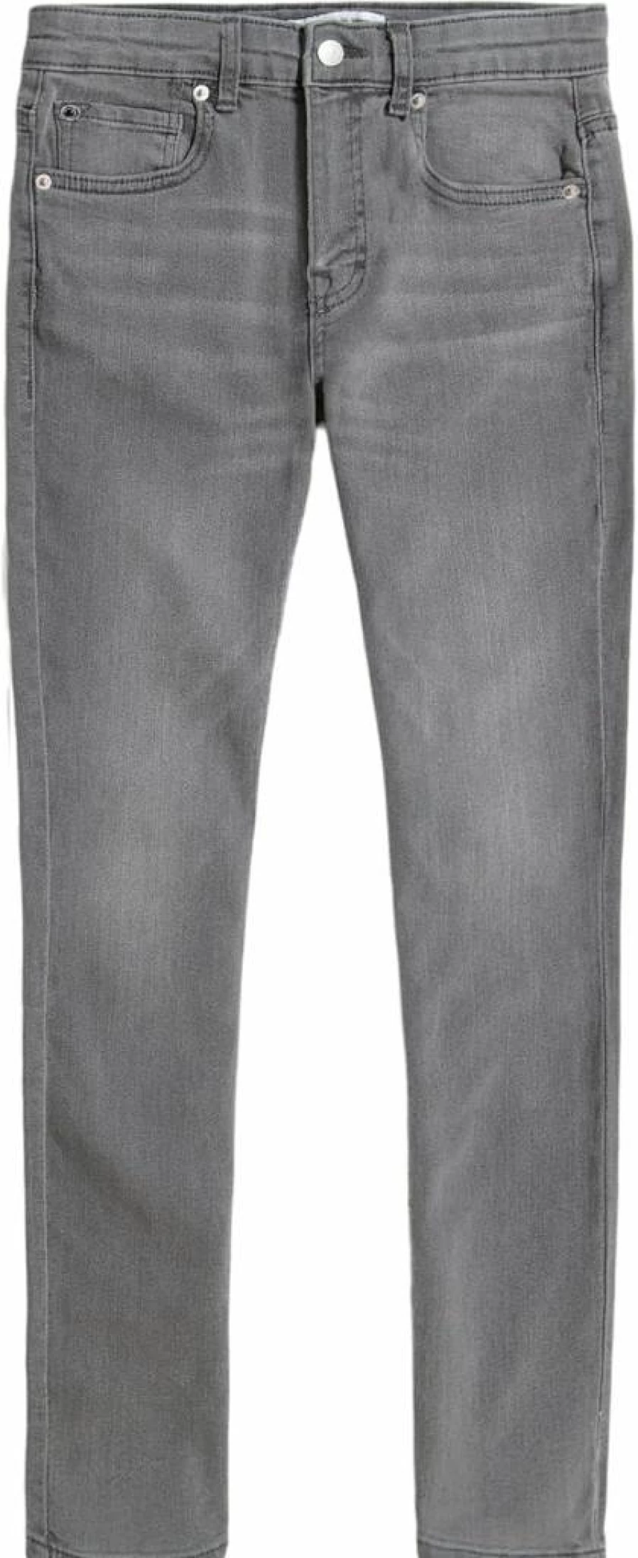 Calvin Klein Boys' Skinny Fit Stretch Denim Jeans with Zipper Fly & Button Closure, 5-Pocket Style