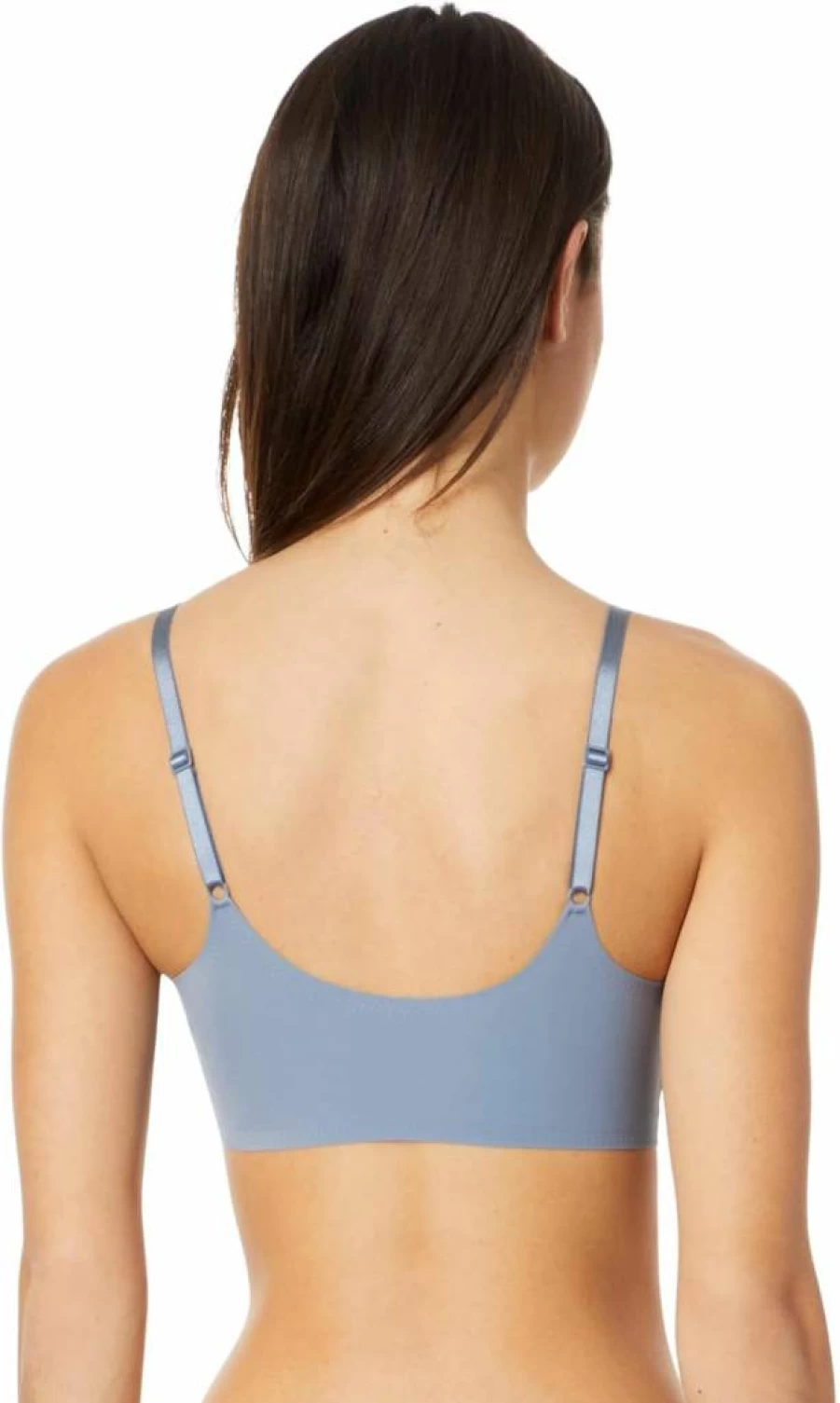 Calvin Klein Women's Seamless Adjustable Bralette - Comfortable Skinny Strap Wireless Bra