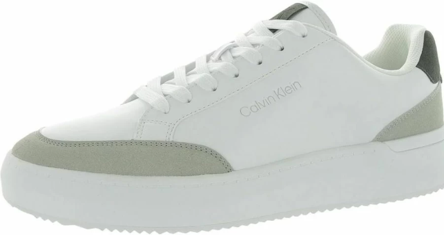 Calvin Klein Men's Blaven Sneakers - Casual Comfortable Leather Shoes for Men