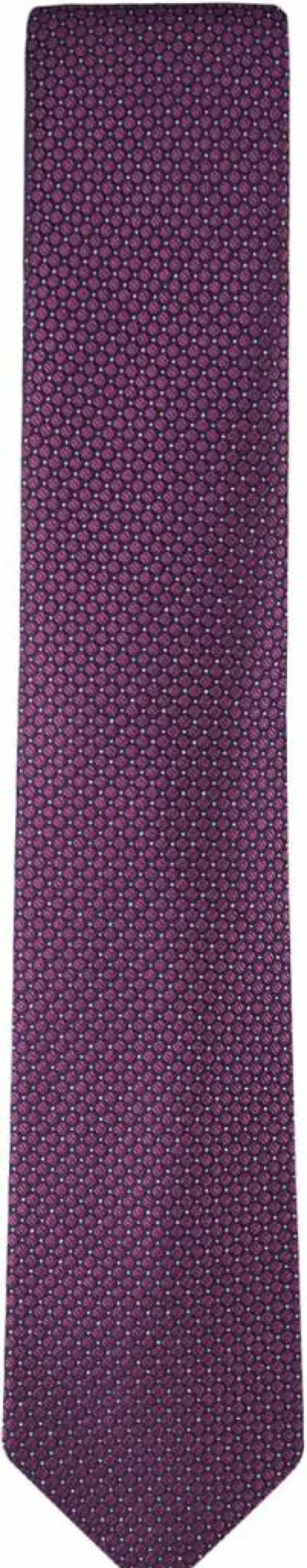 Calvin Klein Men's Micro Dot Pattern Silk Tie for Business & Formal Wear – Standard & Extra Long Sizes