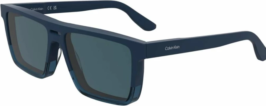 Calvin Klein Men's CK25501S Square Frame Sunglasses for UV Protection Classic Style