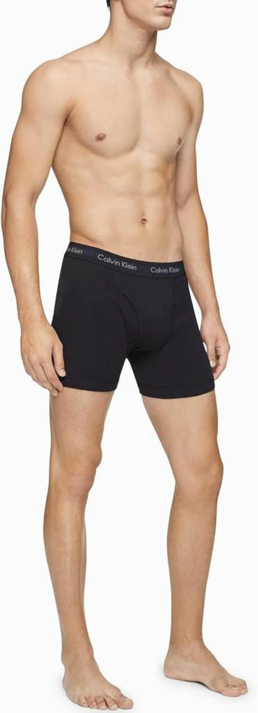 Calvin Klein Men's 7-Pack Cotton Boxer Briefs - Classic Comfort Underwear for Everyday Wear