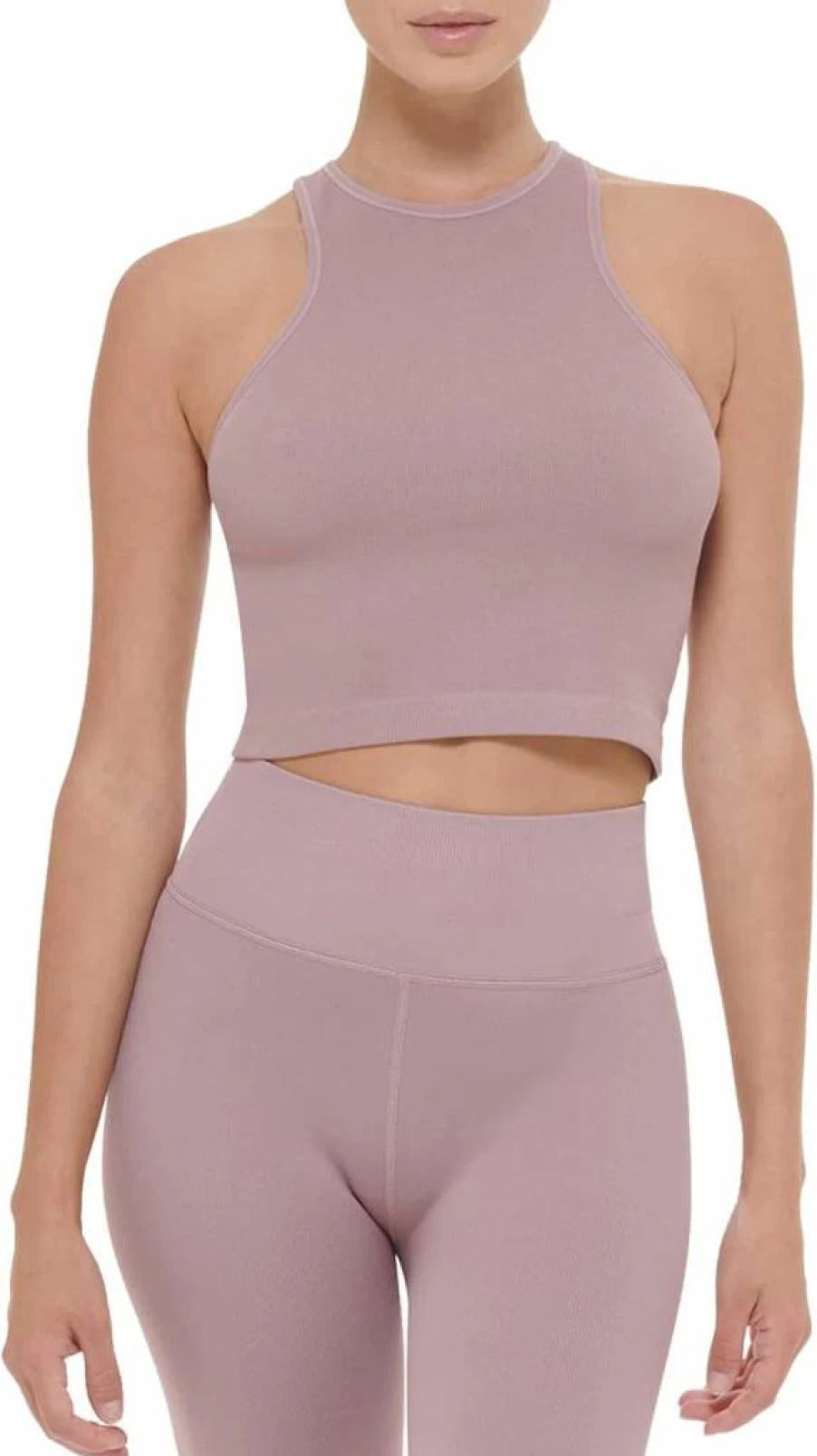 Calvin Klein Performance Women's Ribbed Crop Top - Slim Fit Workout & Casual Stretchable Tee