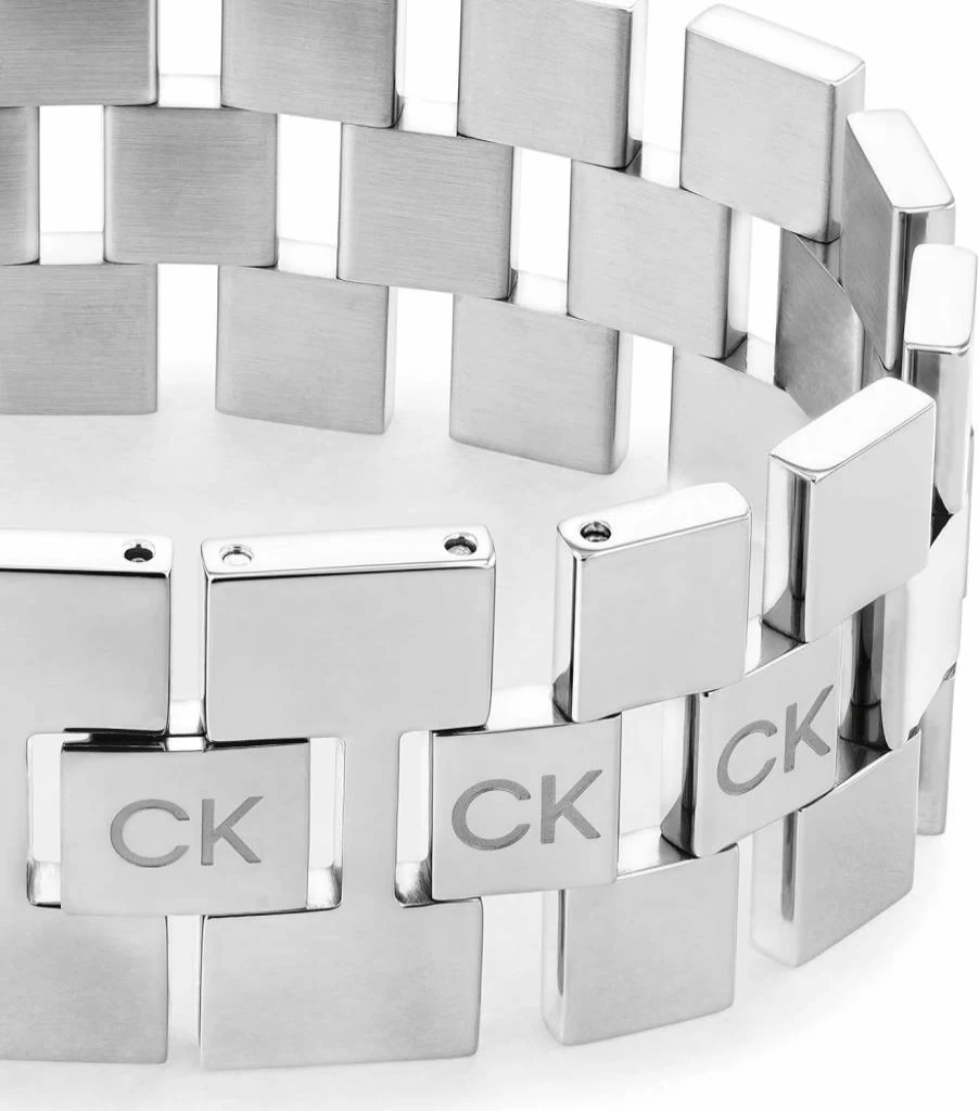 Calvin Klein Women's Sterling Silver Link Bracelet | Elegant Fashion Jewelry for Women