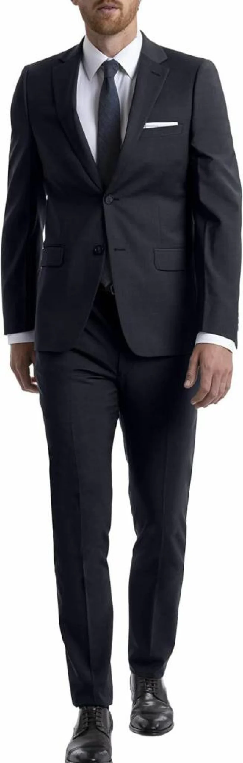 Calvin Klein Men's Slim Fit Stretch Suit Jacket & Pants Set | Premium Performance Fabric
