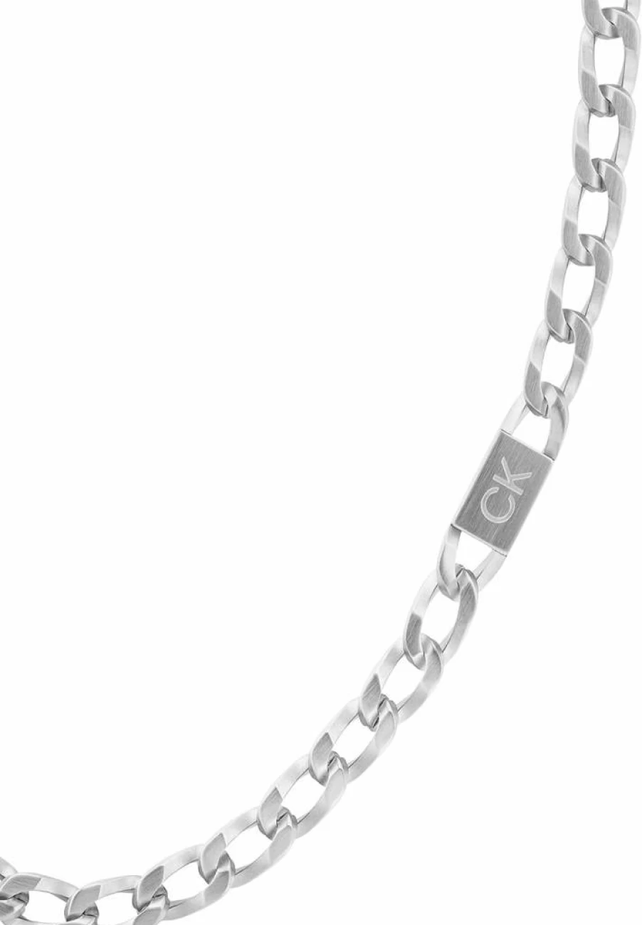 Calvin Klein Men's Stainless Steel Chain Link Necklace | Classic Designer Jewelry for Men