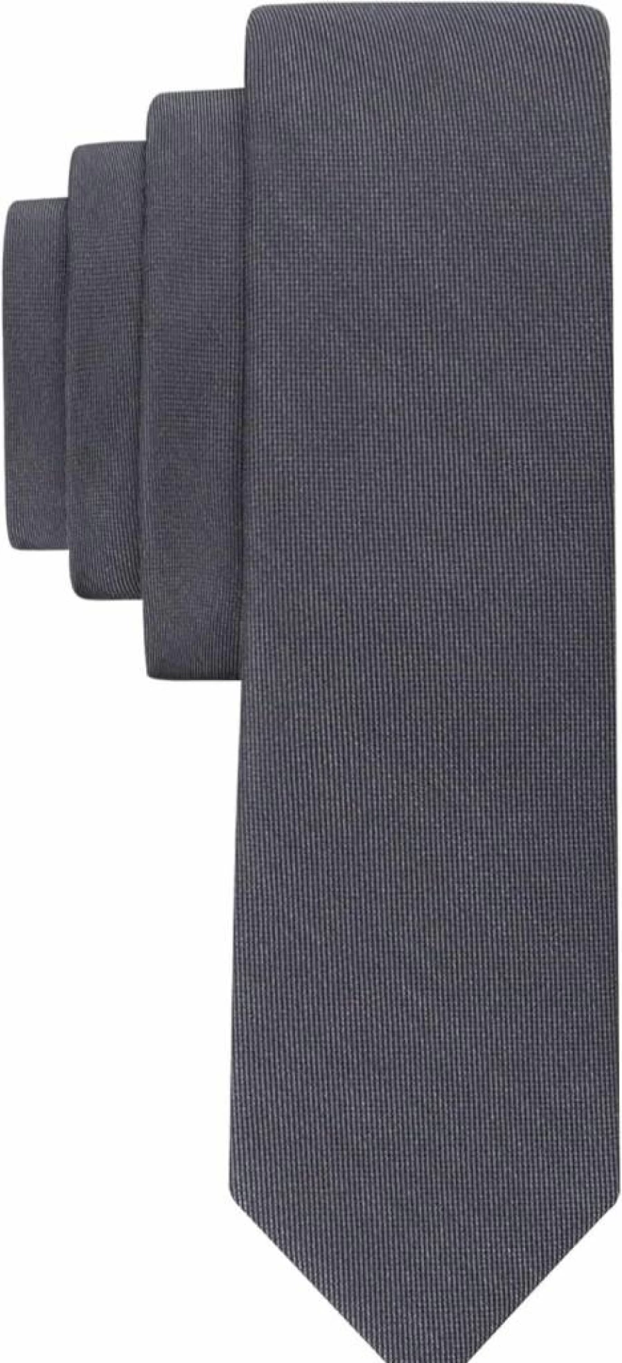 Calvin Klein Men's X Liquid Luxe Solid Silk Necktie for Formal Wear