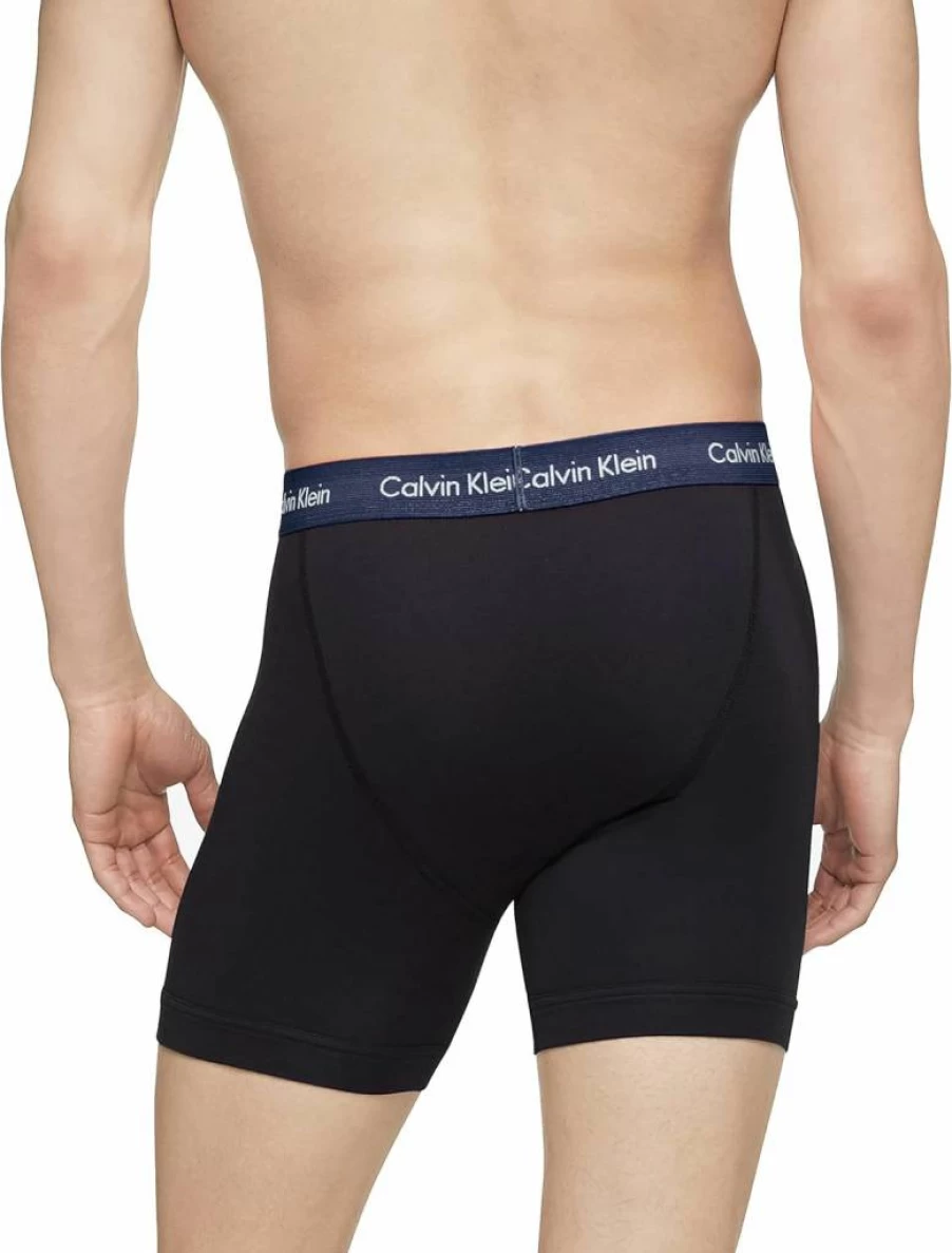 Calvin Klein Men's 3-Pack Cotton Stretch Boxer Briefs - Soft Comfort Underwear