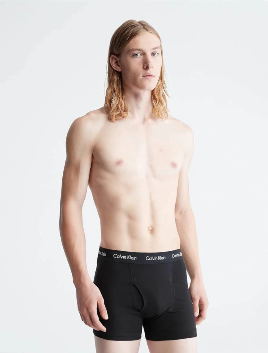 Calvin Klein Men's 7-Pack Cotton Stretch Trunk Underwear Briefs Comfortable Multipack