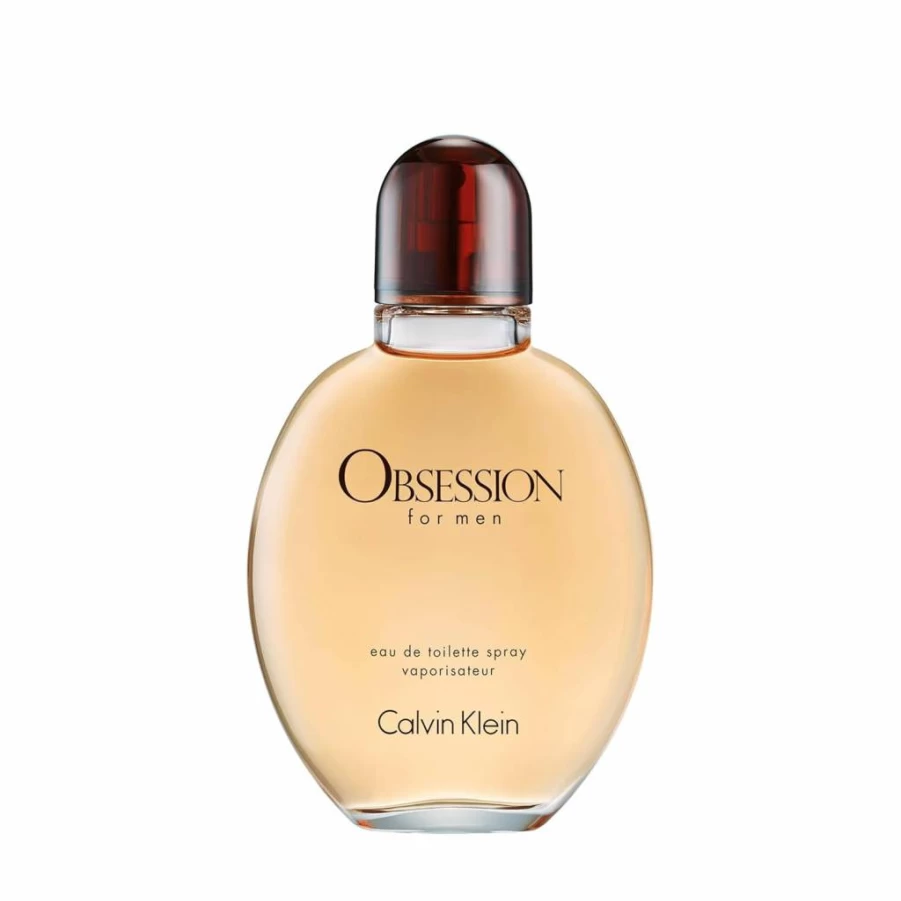 Calvin Klein Obsession for Men Eau de Toilette - Amber Cologne with Bergamot, Mandarin, Lavender & Musk - Long-Lasting Fragrance for Men