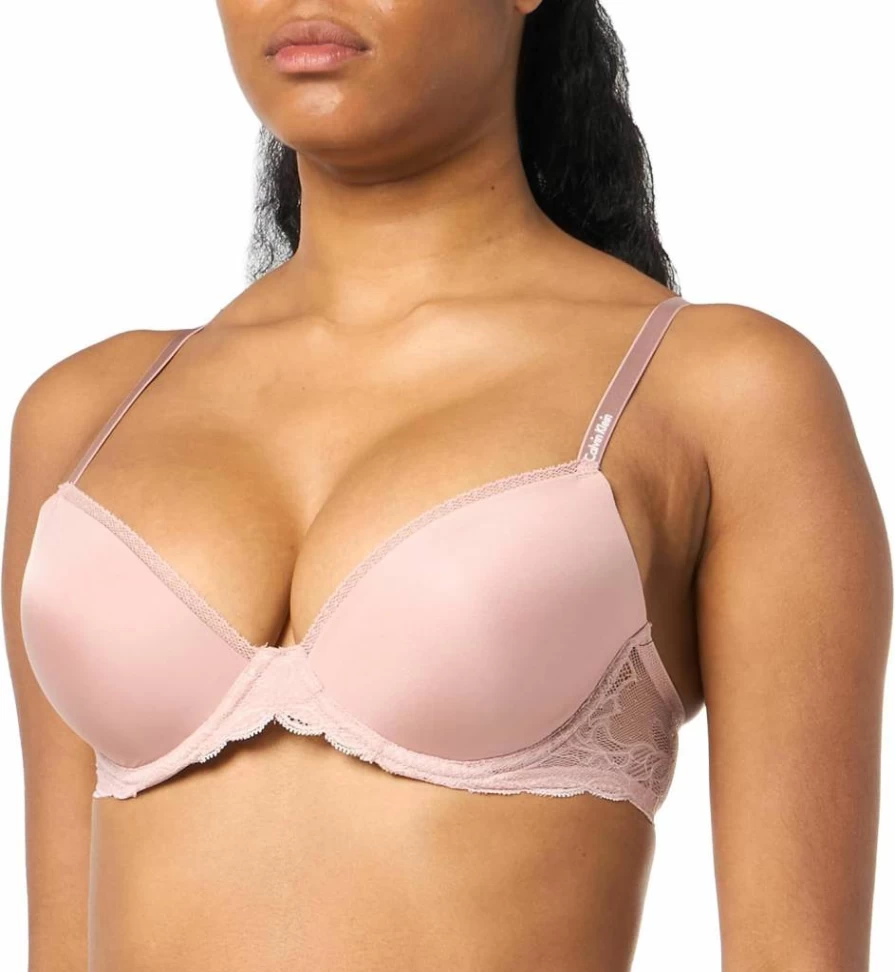 Calvin Klein Women's Lace Demi Bra - Seductive Comfort Underwear