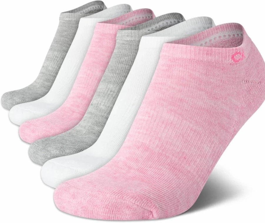 Calvin Klein Women's Ankle Socks 6-Pack - Low Cut Casual Comfort Socks for Women