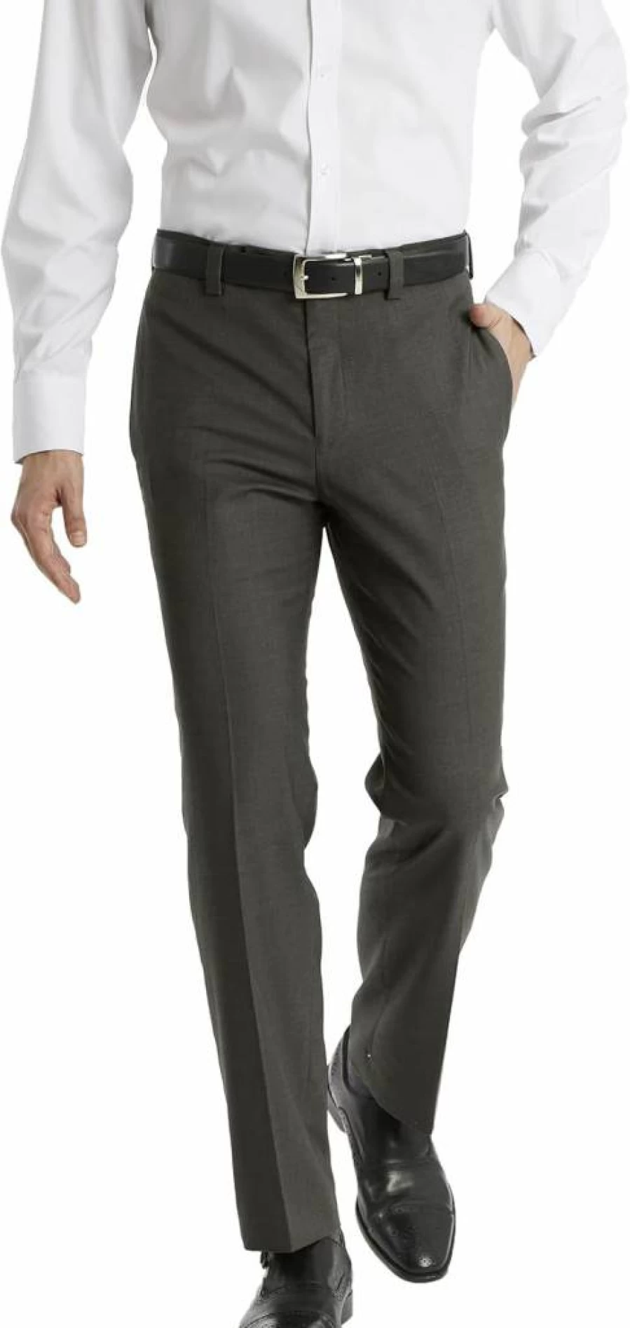 Calvin Klein Men's Modern Fit Stretch Dress Pants | Flat Front Ready-to-Wear Suit Pants | Comfortable Performance Fabric for Business & Formal Wear