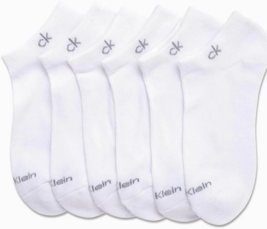 Calvin Klein Women's No Show Socks 12-Pack - Low Cut Breathable Ankle Socks for Athletic Wear (US Shoe Size 4-10)
