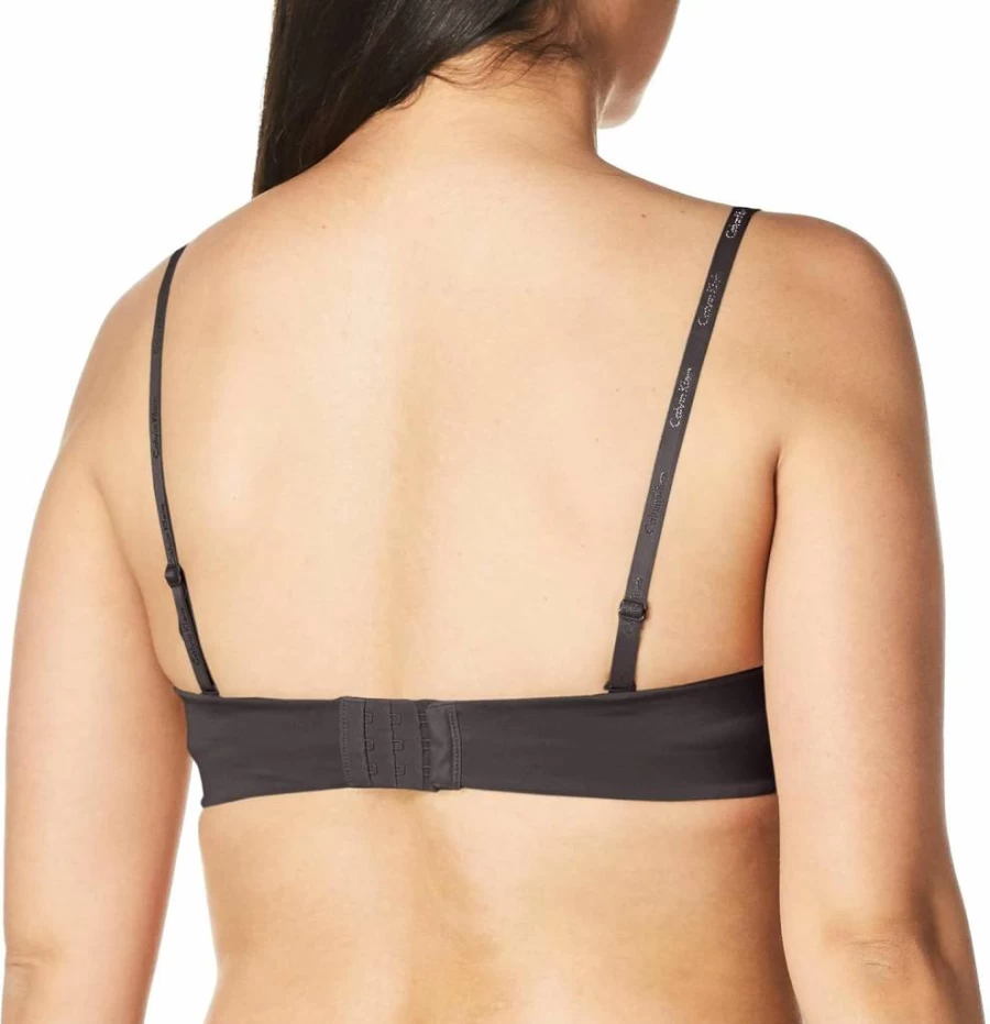 Calvin Klein Women's Strapless Bra - Comfortable and Supportive Underwire Push-Up Bra