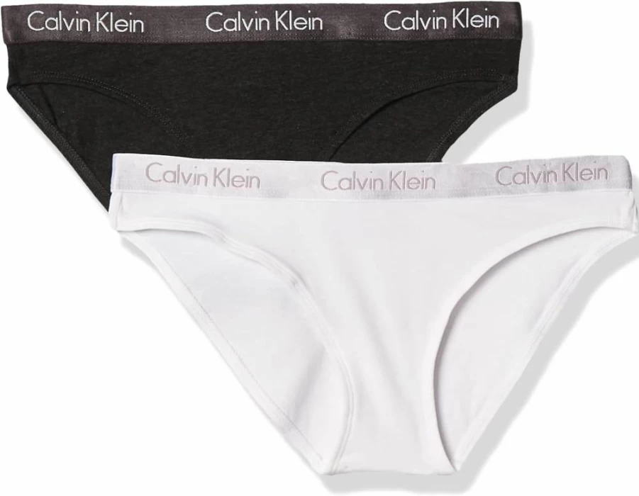Calvin Klein Women's Cotton Multipack Bikini Panties 3-Pack - Comfortable Underwear for Everyday Wear