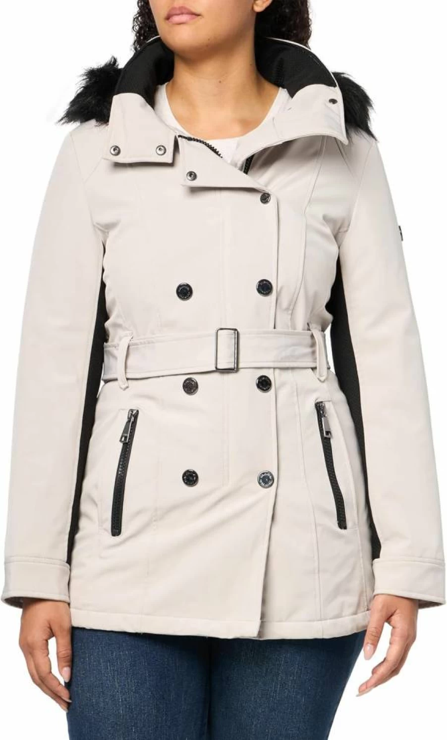 Calvin Klein Women's Lightweight Zip-Front Windbreaker Jacket for Outdoor Comfort