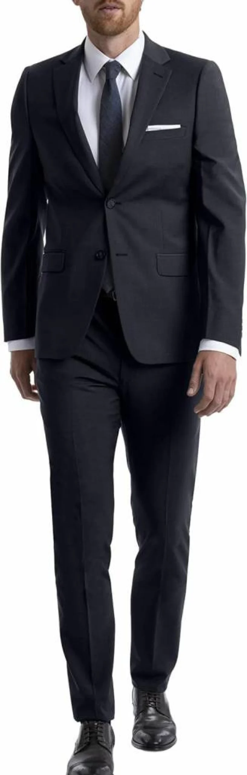 Calvin Klein Men's Slim Fit Stretch Suit Jacket & Pants Set | Premium Performance Fabric
