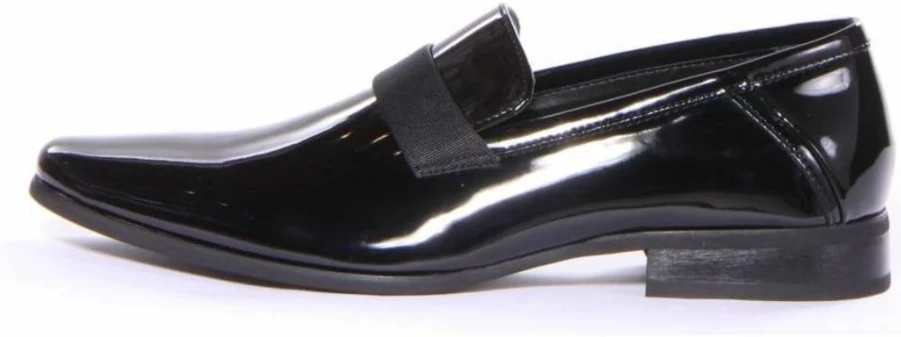 Calvin Klein Bernard Men's Leather Loafers – Classic Slip-On Dress Shoes for Men