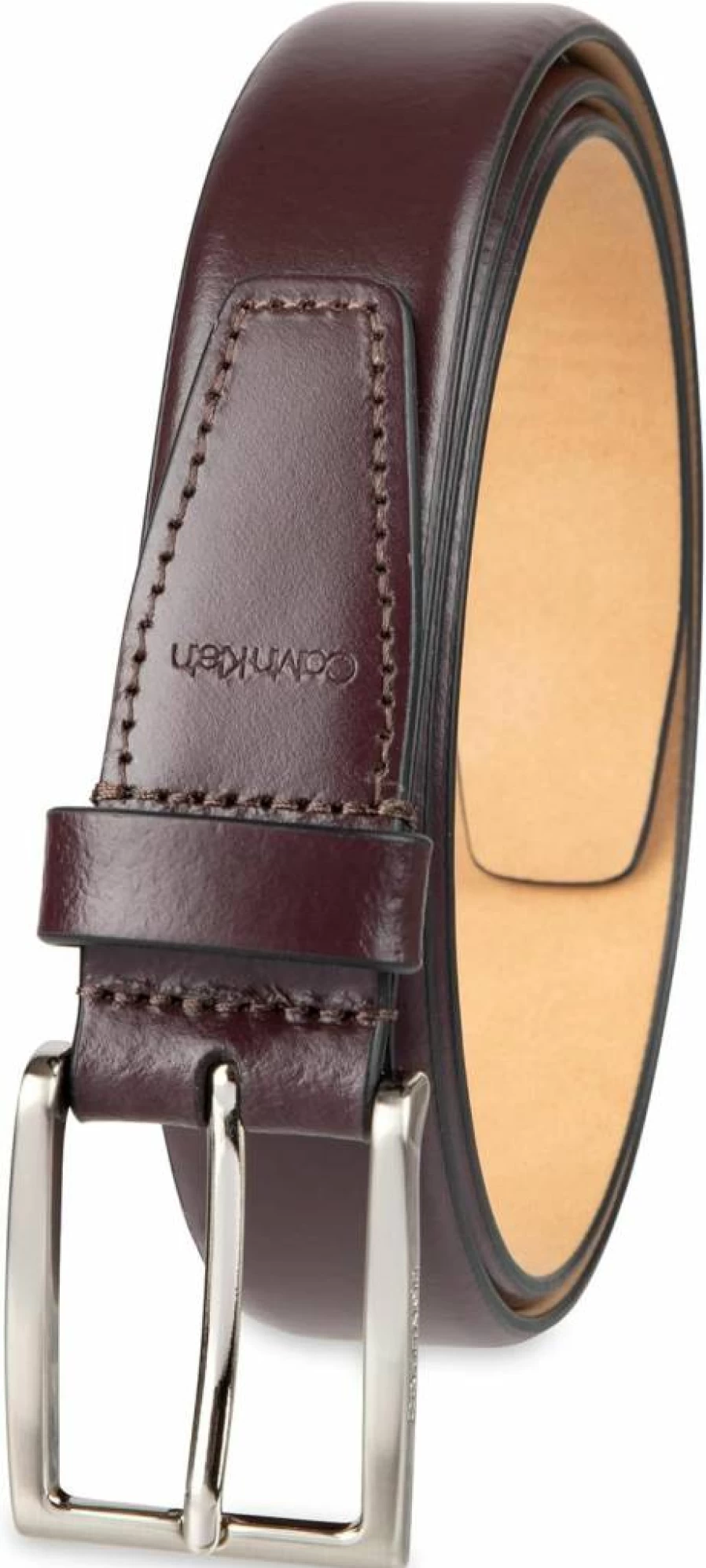 Calvin Klein Men's Renegade Genuine Leather Dress Belt for Formal Wear